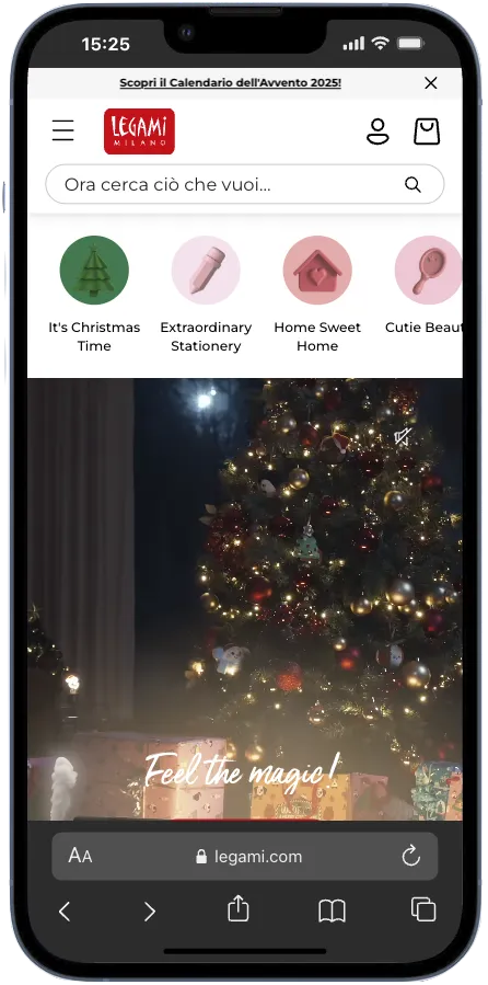 legami website preview
